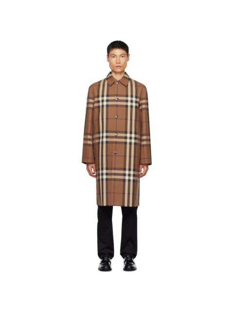 Burberry Brown Check Coat