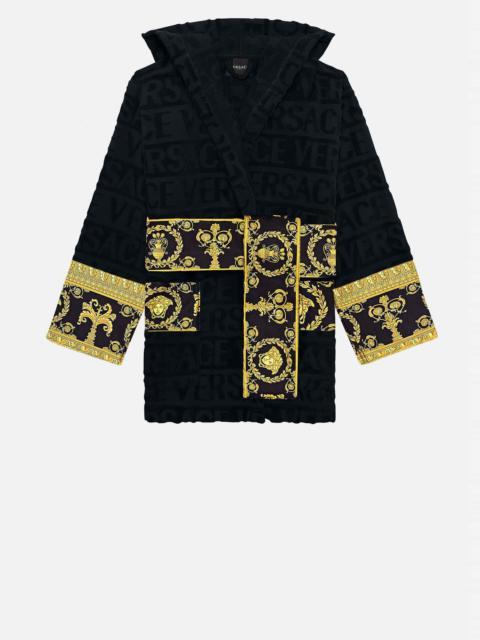 VERSACE I ♡ Baroque Hooded Bathrobe