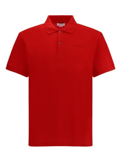 Alexander McQueen logo-embroidered polo shirt