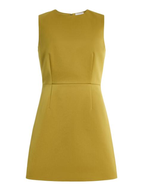 STAUD Garden Satin Mini Dress yellow