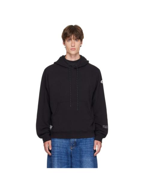 Moncler Moncler x Fragment Black Logo Cotton Hoodie