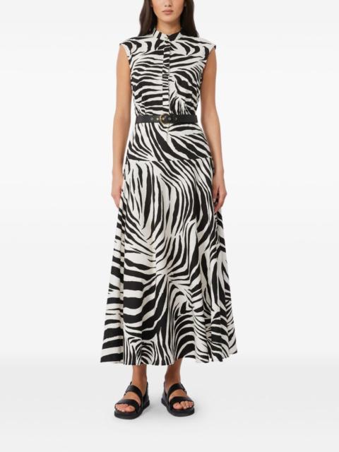 Max Mara zebra-print dress