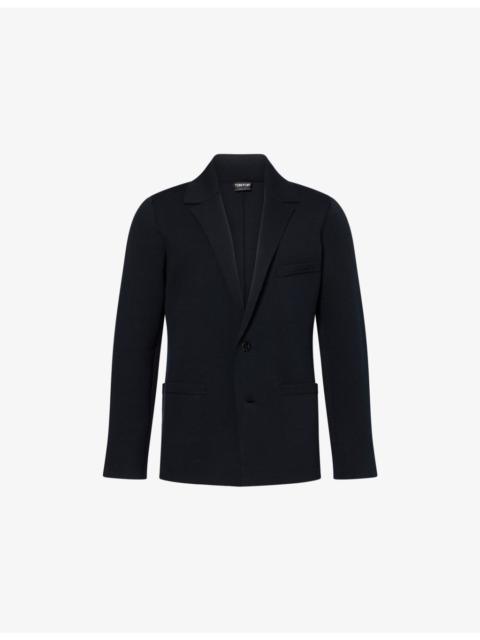 TOM FORD Single-Breasted Double Face Wool Jacket