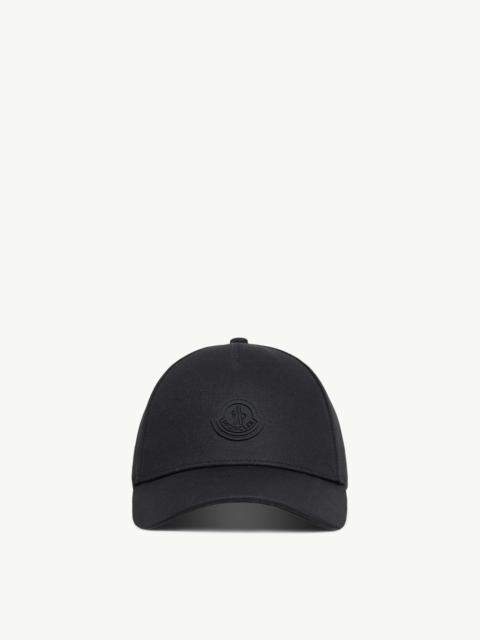 Moncler Cotton Gabardine Baseball Cap
