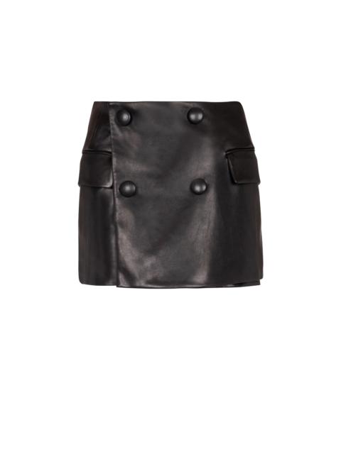 Balmain Lambskin shorts