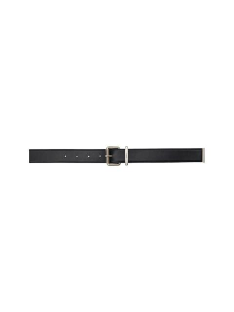 JUUN.J Juun. J Black Logo-Engraved Belt