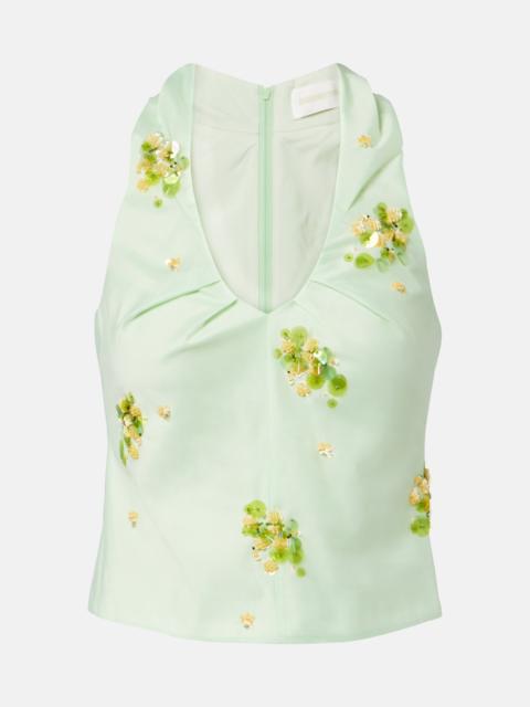SHUSHU/TONG Sequined top