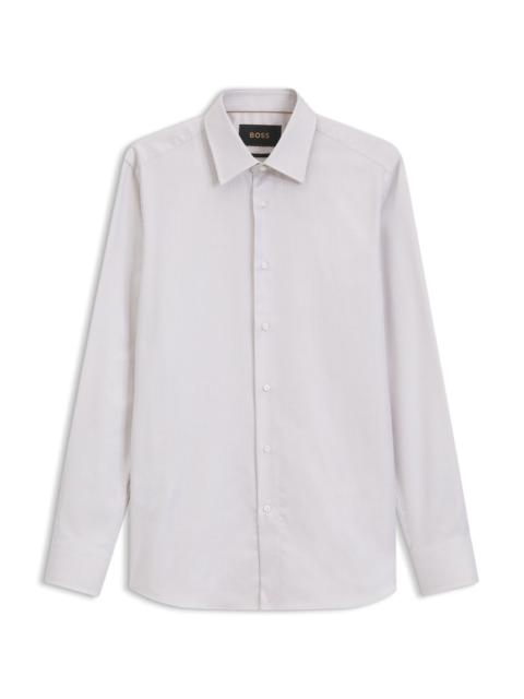 BOSS SLIM-FIT SHIRT IN WRINKLE-RESISTANT COTTON