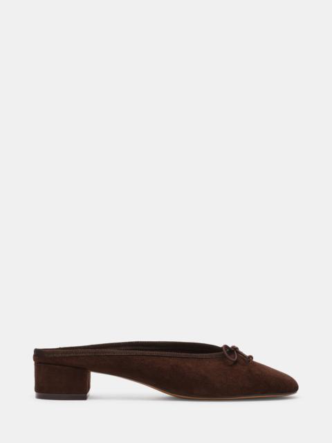 STEVE MADDEN STEFFI MULE BROWN SUEDE
