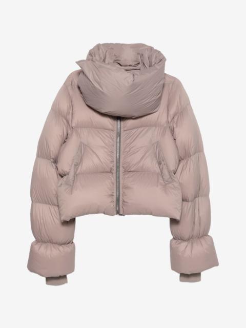 Rick Owens Tower funnel neck jacket in nylon