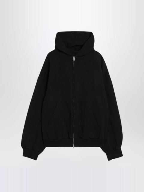BALENCIAGA Balenciaga Washed Flipped Uni Regular Fit Zip Hoodie