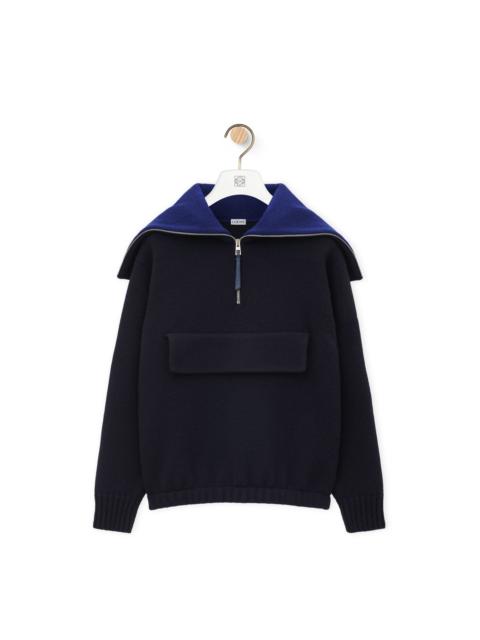 Loewe Zip-up sweater in wool