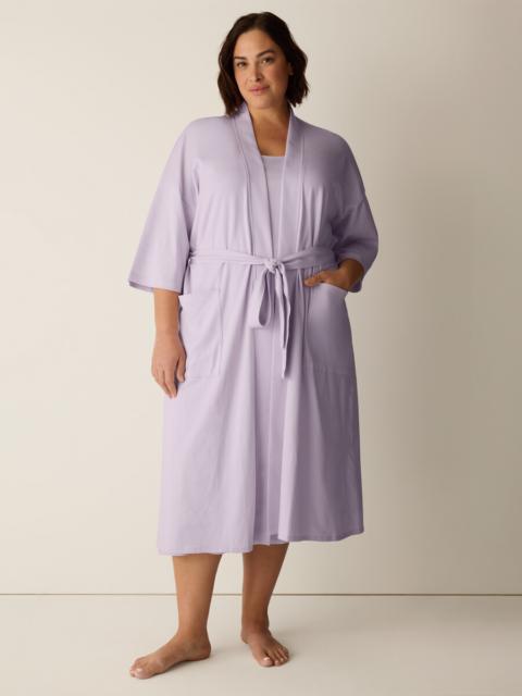 EILEEN FISHER Organic Cotton Interlock Sleep Robe