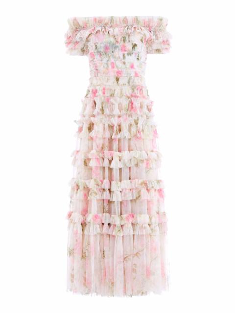 Needle & Thread Rose Lisette Off-Shoulder Gown