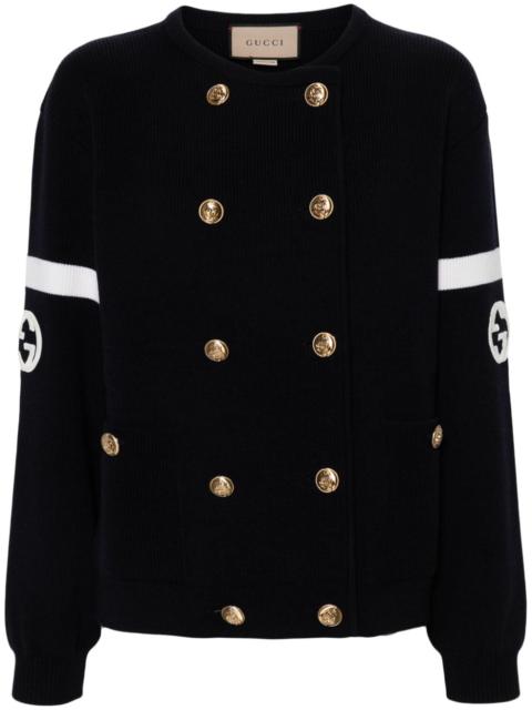 GUCCI Interlocking G ribbed cardigan