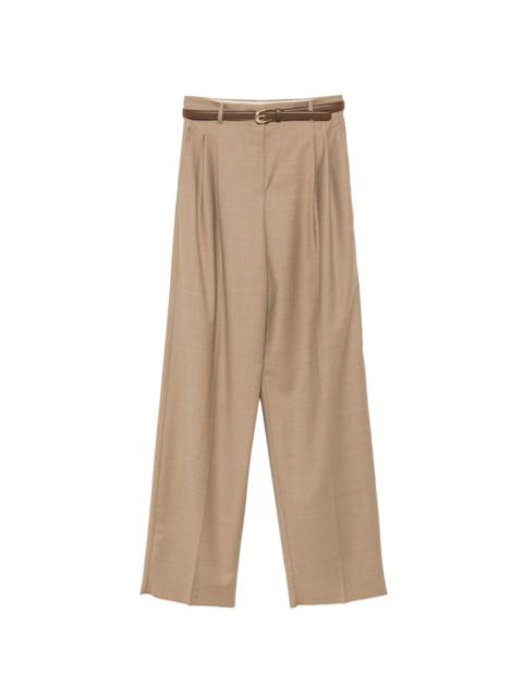 Max Mara pleated wide-leg trousers