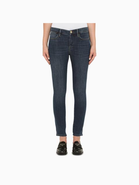 FRAME Le High skinny blue jeans