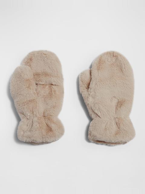 APPARIS Coco Faux Fur Mittens