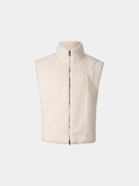 BOGNER Kylie Teddy Vest in Off-White