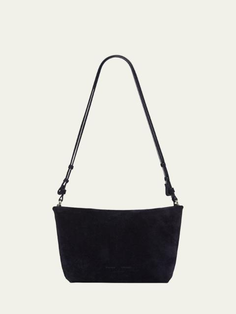 Proenza Schouler Bond Zip Suede Shoulder Bag