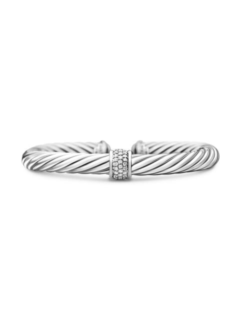 DAVID YURMAN Women's Classic Cable Station Bracelet in Sterling Silver - Sterling Silver