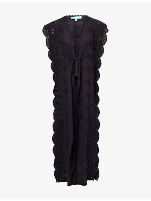 MELISSA ODABASH Talitha Broderie-Anglaise Cotton Kaftan