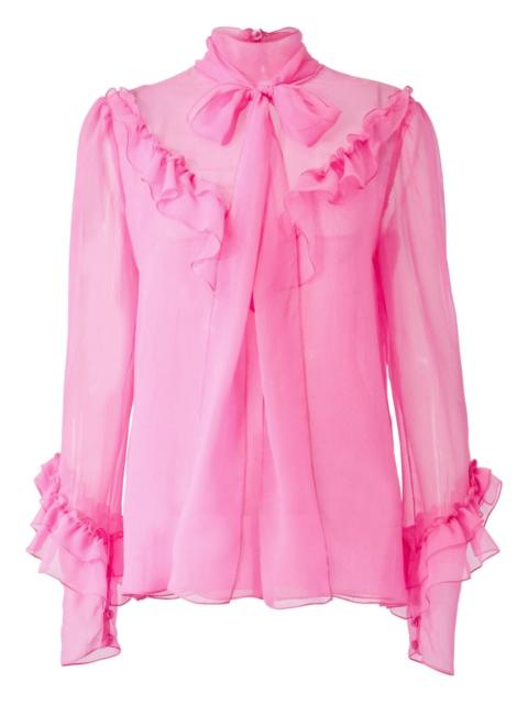 CAROLINA HERRERA chiffon blouse