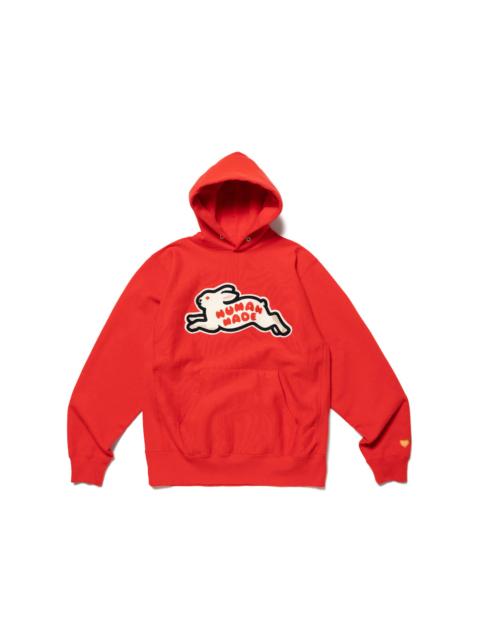 Human Made Rabbit Heavy Weight Hoodie Red