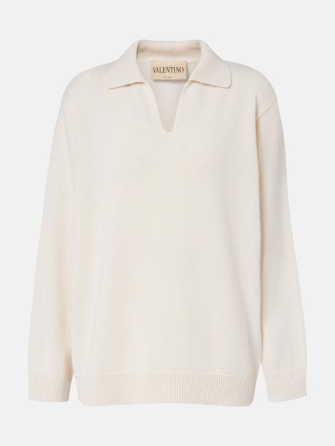 Valentino Cashmere polo sweater