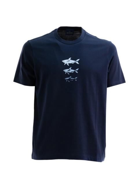 Paul & Shark Paul & Shark Shark-print T-shirt
