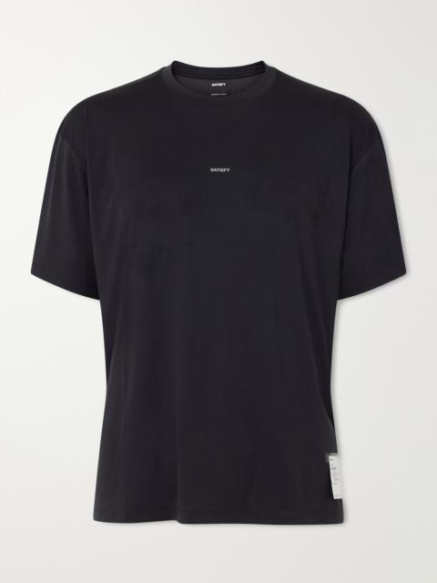 SATISFY Logo-Print AuraLite™ T-Shirt