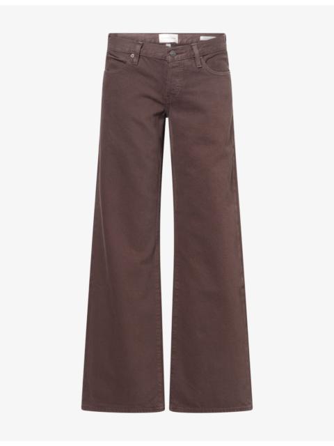 FRAME The Pixie Wide-Leg Denim Jeans