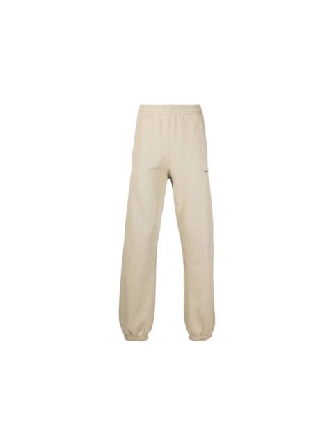 Off-White OFF-WHITE Caravaggio Saint Jerome Writing Diag Slim Fit Sweatpants Beige/Black/White