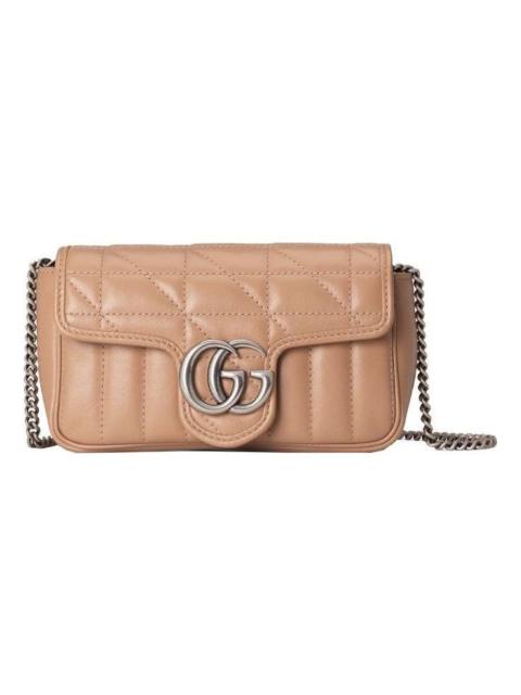 GUCCI (WMNS) Gucci GG Marmont Super Mini Bag 'Camelia' 476433-DTD5N-2754