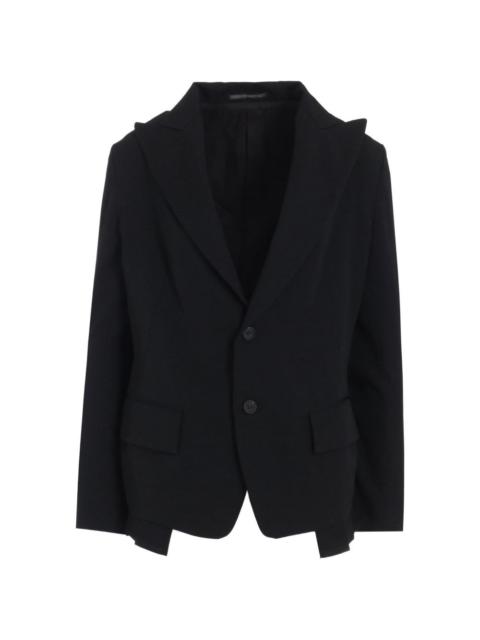 Yohji Yamamoto single-breasted wool blazer