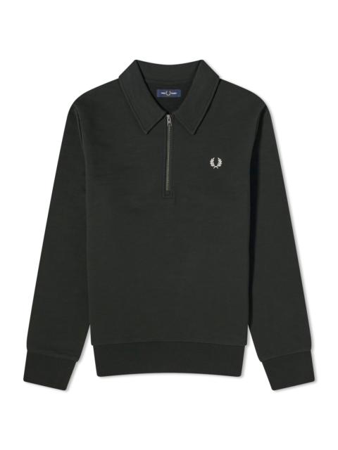 Fred Perry Fred Perry Zip Neck Collar Sweatshirt