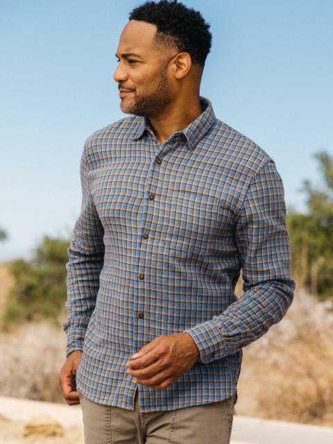 HIROSHI KATO The Ripper Panama Double Gauze Shirt - Ocean