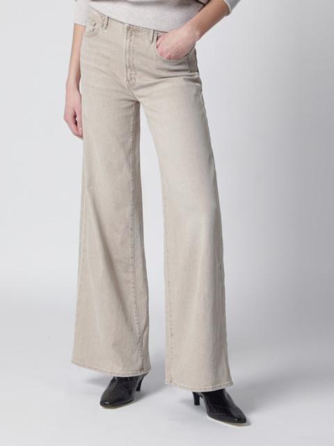 MOTHER The Dodger Sneak jeans in caramel beige