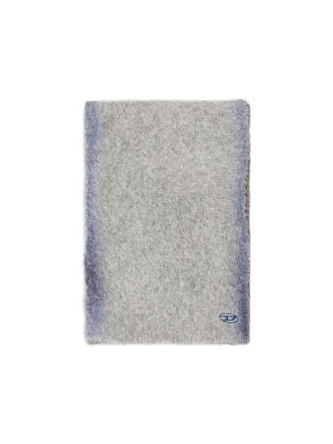 Diesel Oval D logo-embroidered scarf