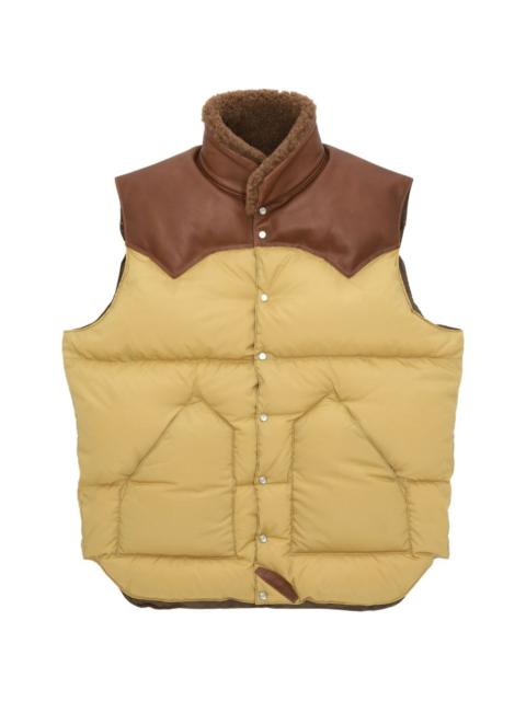 FORTELA shearling-collar gilet