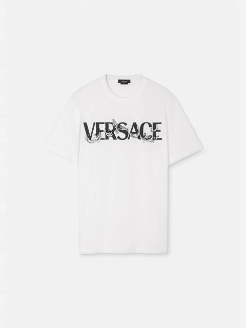 VERSACE Barocco Silhouette Logo T-Shirt