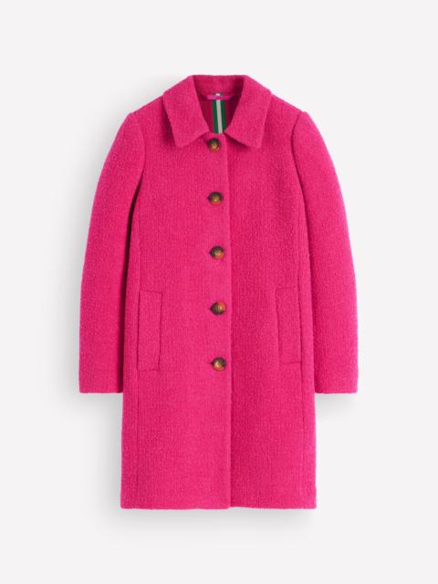 BODEN Aylesford Wool Coat-Bright Pink