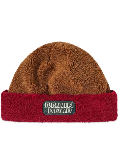 BRAIN DEAD Brain Dead Marker Stamp Sherpa Beanie