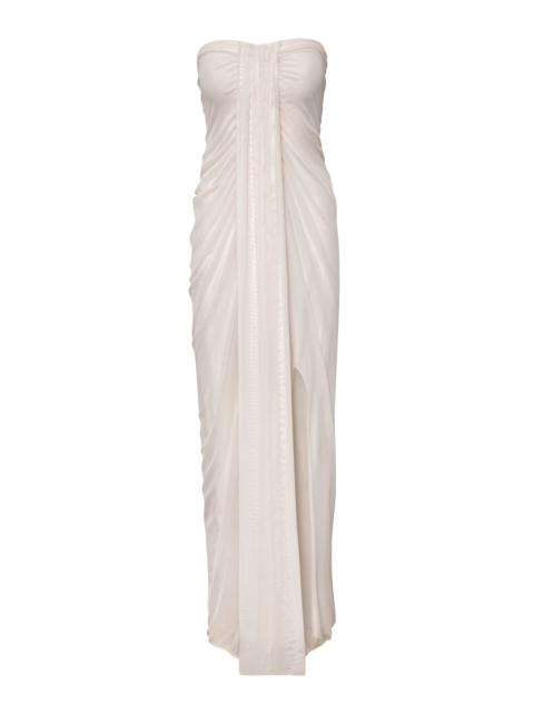 BAOBAB Lena Strapless Maxi Dress white