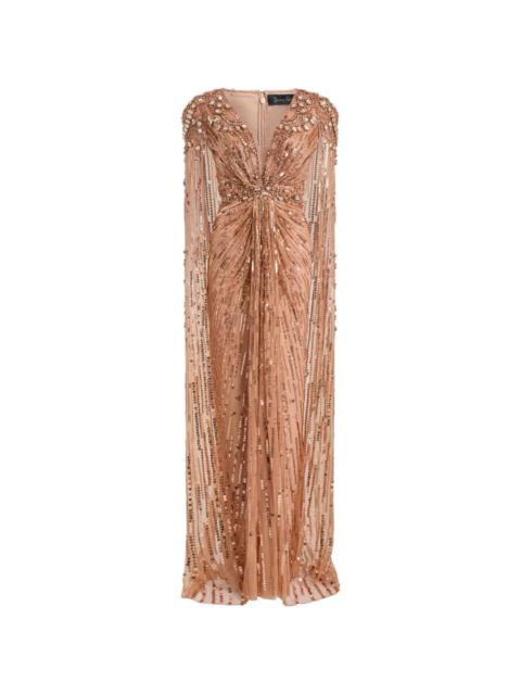 JENNY PACKHAM Lotus Lady bead-embellished gown