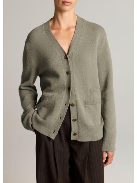 Vince Wool & Cashmere-Blend Relaxed V-Neck Cardigan