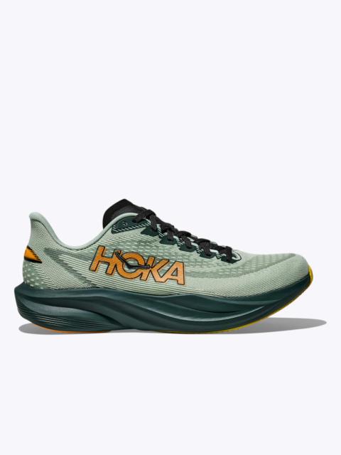 HOKA Men's Mach 7 Road Running Shoes in Sage/Bay Leaf