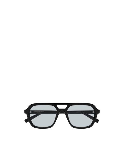 SAINT LAURENT pilot-frame sunglasses