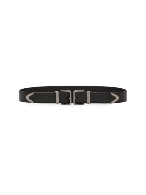 Dolce & Gabbana buckle-fastening leather belt