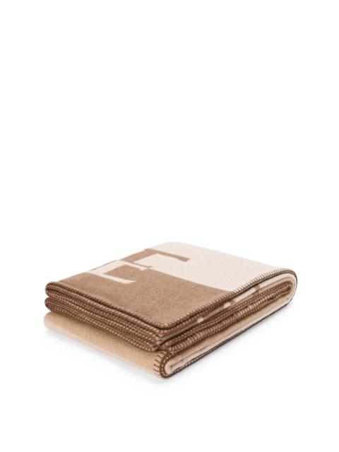 Loewe LOEWE blanket in wool and cashmere